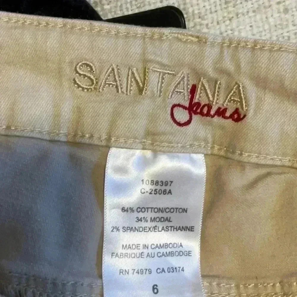 Santana Stretch Straight Leg Denim Jeans in Size 6 - Picture 4 of 4